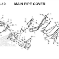 F-44-10 Main Pipe Cover – Katalog Honda Supra GTR 150 K56W F-44-10 Main Pipe Cover – Katalog Honda Supra GTR 150 K56W