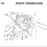 E-19-10 Right Crankcase – Katalog Honda BeAT POP K61H E-19-10 Right Crankcase – Katalog Honda BeAT POP K61H