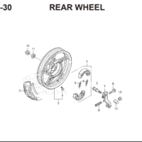 F-22-30 Rear Wheel – Katalog Honda BeAT POP K61H F-22-30 Rear Wheel – Katalog Honda BeAT POP K61H