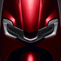 Garnish Front Grille Black Chrome Honda Stylo 160