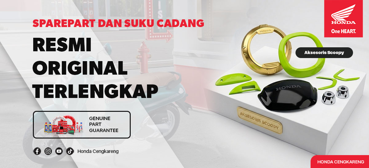 SUKU CADANG HONDA ORIGINAL, RESMI, TERLENGKAP