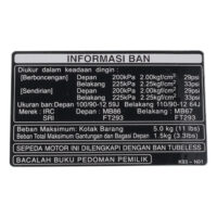 Label Tire Honda Scoopy eSP K93