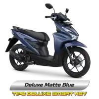 Honda BeAT K1AL Deluxe Matte Blue Smart Key Tipe 3 Deluxe Matte Blue