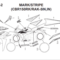 F-50-2 Mark/Stripe CBR150RK/RAK-5IN,IN – Katalog Honda CBR 150R K45G Screenshot 2026-05-28 133214