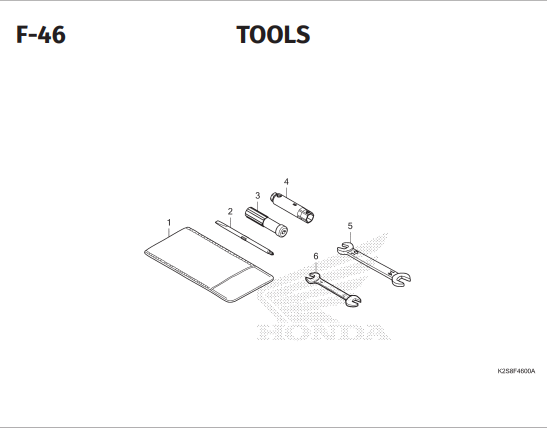 F-46 Tools – Katalog Honda Vario Evo 160 K2SM