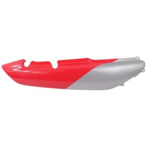 Cover Belakang Kanan Merah Silver Honda Tiger 2000 77210KCJ690DSN