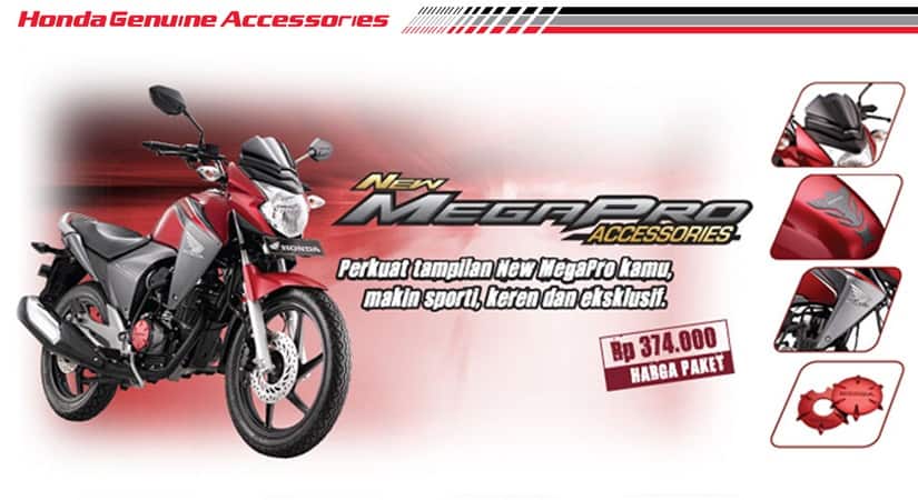 Aksesoris Resmi Honda New Mega Pro