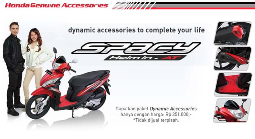 Aksesoris Resmi Honda Spacy