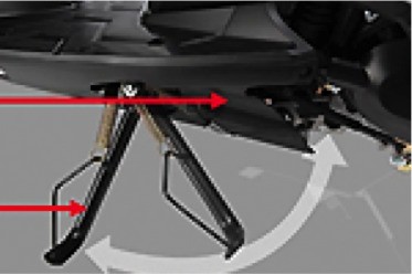 Cara menggunakan side stand switch