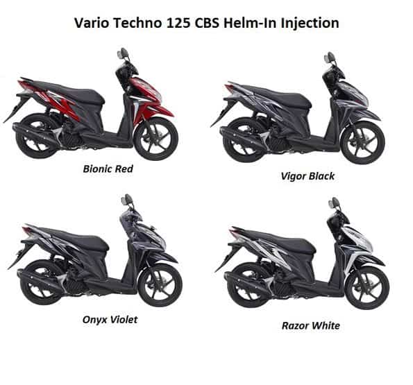 Pilihan Warna Vario Techno 125 CBS
