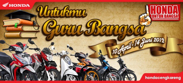 Program Kredit Motor Untukmu Guru Bangsa 2012