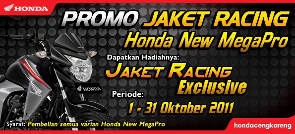 Promo Jaket Racing Exclusive Honda New Mega Pro