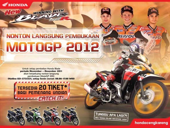 Raih Kesempatan Nonton Langsung MotoGP 2012