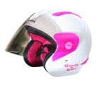 Helm Groovy & Bold White Pink