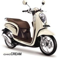 Honda Scoopy FI Stylish Chic Cream