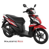 Honda Spacy Helm-in PGM-FI Majestic Red